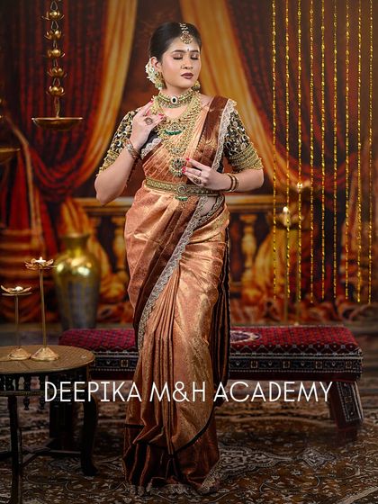 Deepika Makeup and Hair - Professional Makeup & Hair Academy My Signature: South Indian Bridal Artistry photo 19