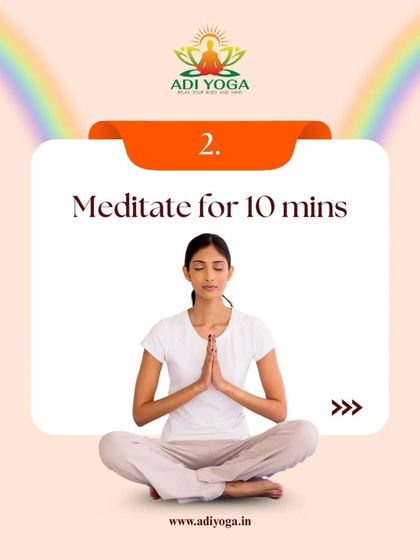 Sometimes all you need is to meditate for 10 minutes. This simple act can reset your mind and bring a sense of peace to your day.