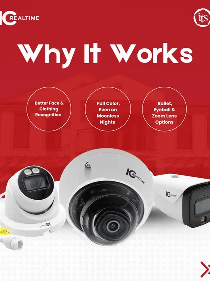 We offer a range of camera form factors, including bullet, eyeball, and dome options, all equipped with full-color night vision technology. This ensures we have the right hardware for any application, from discreet residential monitoring to overt commercial security.