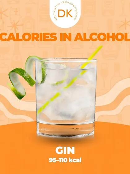 Gin is one of the lower-calorie spirits, with about 95-110 kcal per serving. Choosing your drink wisely can make a big difference.