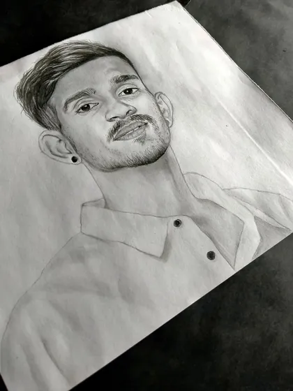 A clean, simple portrait sketch done for one of my followers. My work aims to be both realistic and artistic.