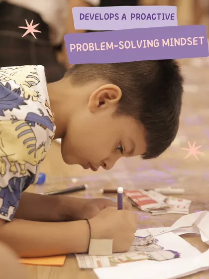 The entire playmaking process, from script to stage, develops a proactive, problem-solving mindset. The children learn to work through challenges as a team.