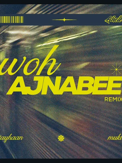The official artwork for my "Woh Ajnabee" remix, my first official collaboration with Mukt. This is EMOPiano at its finest.