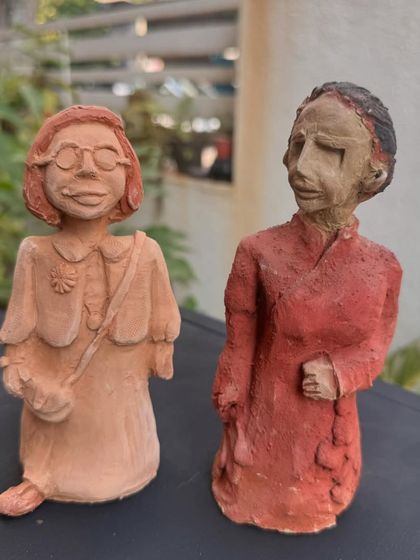 More character sculptures by Varun. He enjoys breaking away from realistic forms to explore the fun and personality that can be found in caricature.