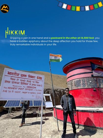A must-do in Spiti is visiting Hikkim, home to the highest post office in the world. Sending a postcard to loved ones from 14,500 feet is a truly unique experience.