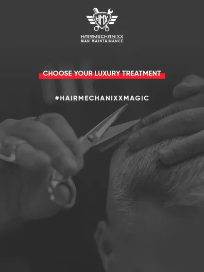 Your hair deserves the best. Choose your luxury treatment with us and experience the Hairmechanixx magic, whether you need a cut, color, or a deep conditioning spa.