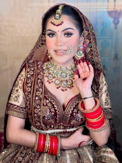 A happy bride is the best review. Her radiant smile shows her confidence in the final look, which is always my ultimate goal.