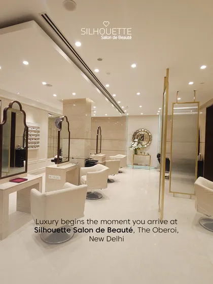 Welcome to my sanctuary at The Oberoi, New Delhi. The salon's ambiance is one of quiet sophistication and luxury, designed to make you feel relaxed and cared for from the moment you arrive.