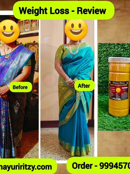 Another wonderful transformation from a happy customer. She looks so radiant and confident after her weight loss journey with our products. This is what inspires me to keep making pure, effective supplements.