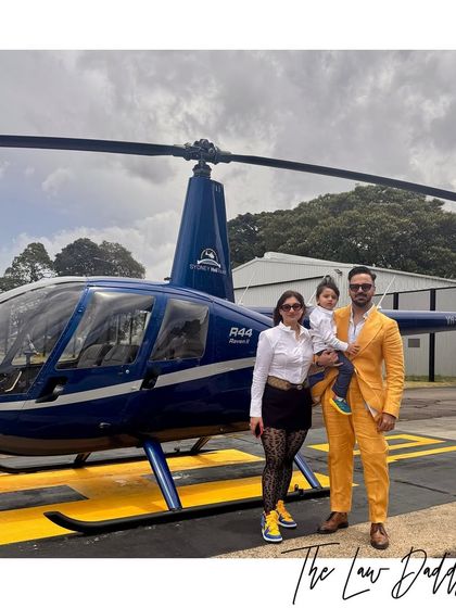 Celebrating our anniversary with a helicopter ride over Sydney. This is the aspirational lifestyle that many of my clients dream of, and my role as a migration consultant is to help turn that dream into a reality.