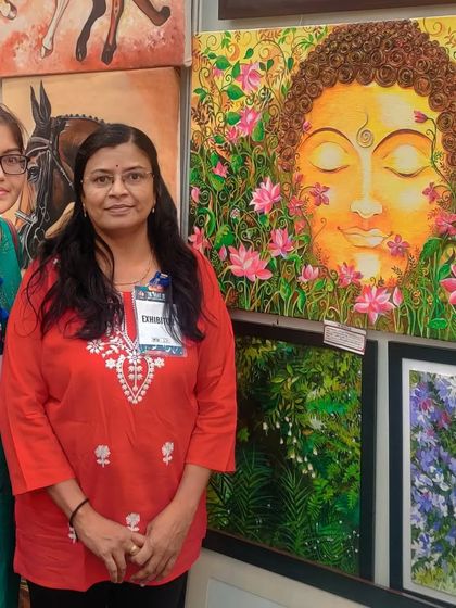 More glimpses from The Haat of Art exhibition at Jayamahal Palace. It was a fantastic event with a huge footfall and lots of appreciation.