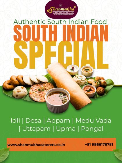 Shanmukha Caterers - Pooja & Festival Catering Wholesome South Indian Breakfasts photo 4