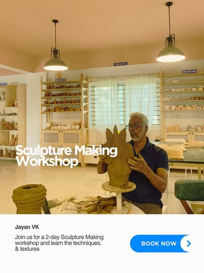 An ad for our Sculpture Making and Fine Jewellery Making workshops. A chance to get inspired and take home something truly yours.