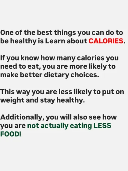 One of the best things you can do for your health is to learn about calories. Knowing how many calories you need makes you more likely to make better dietary choices and stay healthy.
