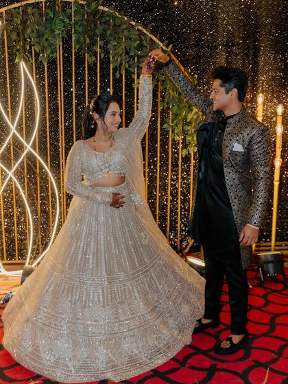 Modern Reception & Engagement Glam photo 43