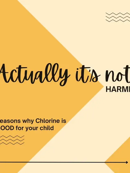 Many people think chlorine is harmful, but it's actually a superhero in the pool. It's essential for keeping the water clean and safe for your child. Let's clear up some myths.