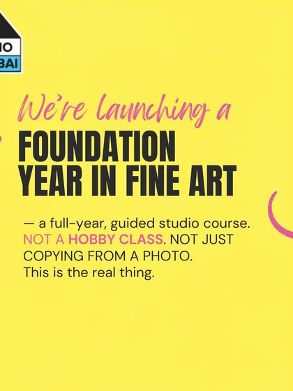 Let's be clear: this is not a hobby class. Our Foundation Year in Fine Art is a full-year, guided studio course for those who are serious about building a creative future. We focus on developing your unique voice, not just copying from a photo. This is the real thing.