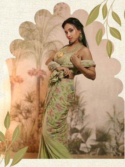 Bhargavi and Poorvika - Ethnic & Fusion Wear Rental Pre-draped & Half Sarees photo 34