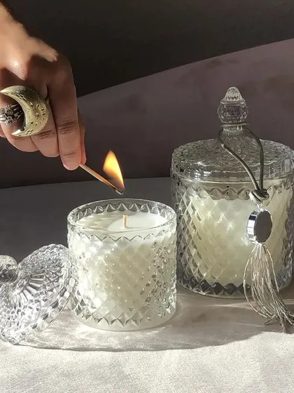 Aligning all our stars together. Our Crystal Jars, available in grande and petite sizes, are the elegant additions you need in your living room.
