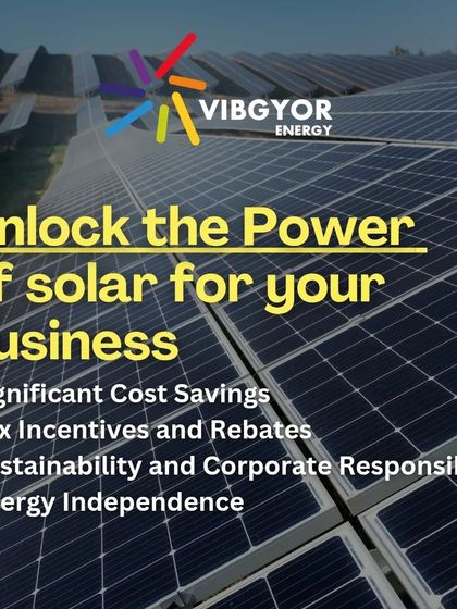 Unlock the power of solar for your business. The benefits are clear: significant cost savings, tax incentives, enhanced corporate responsibility, and independence from the volatile energy grid.