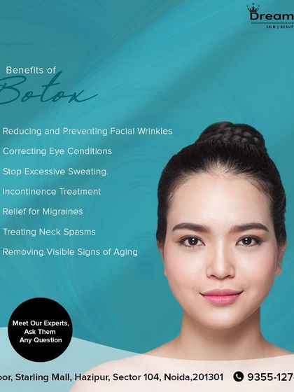 A summary of the many benefits of Botox, which I use not just for removing visible signs of aging but also for correcting certain eye conditions and providing relief for migraines.