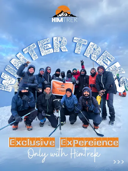 A poster celebrating our winter treks, where fun and adventure come together to create lifelong memories.