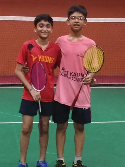 Our winning duo from the Bhiwandi DSO under-17 team event, representing our academy's talent across different locations.