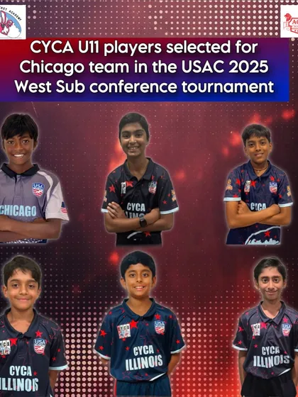 Congratulations to our CYCA U-11 stars selected for the Chicago team in the USAC West Sub conference tournament.
