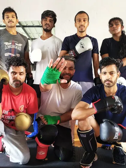 The weekend kickboxing team. We offer a free trial class for anyone who wants to come and experience our community firsthand.