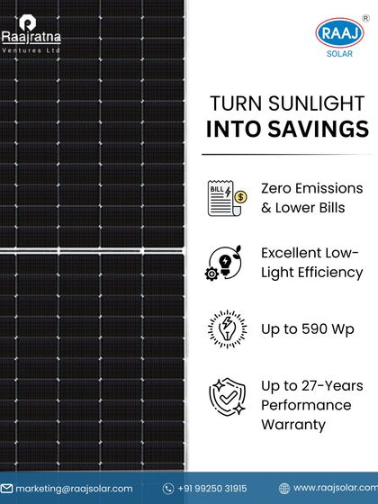 Raaj Solar - Residential & Commercial Solar Solutions Our Advanced Solar Technology photo 10