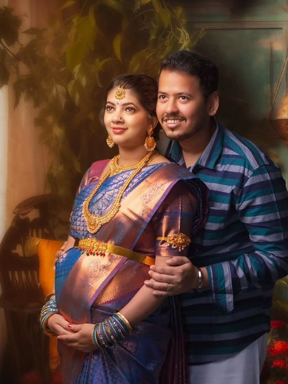 Together, they’re writing a new chapter. Wrapped in tradition and rooted in love, this couple awaits their little miracle.