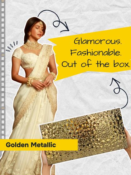 Priyanka Chopra is glamorous, fashionable, and always out of the box. This Golden Metallic tile perfectly represents her style, adding a bold and luxurious touch to any space.