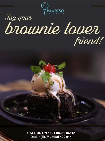 A classic sizzling brownie, served on a hot plate with a scoop of vanilla ice cream and chocolate sauce. This interactive and decadent dessert is always a showstopper at our events.