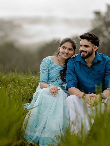 A quiet, seated portrait in the tall grass. This low angle creates an intimate and immersive feeling.