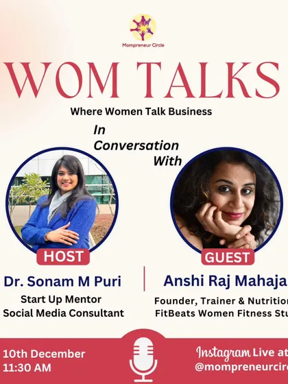 It's important to me to share what I've learned. I was happy to be a guest on Wom Talks to discuss my journey and my approach to holistic fitness, which includes everything from diet consultation and yoga to weight training and pilates.