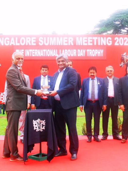 The International Labour Day Trophy presentation.