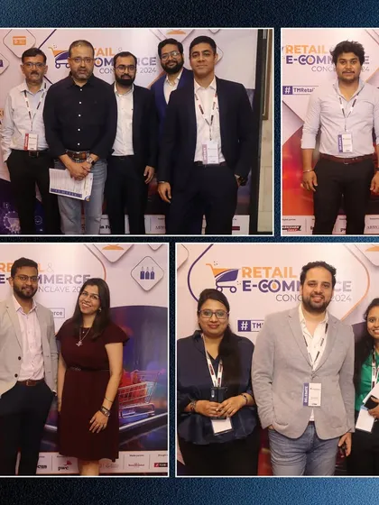 More networking and smiles from the Retail & E-Commerce Conclave. Our booth acts as a natural icebreaker for professionals attending the event.