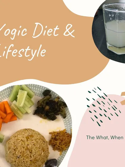 The program offers insights into a yogic diet and lifestyle. We discuss the what, when, and how of eating to support your wellbeing, without imposing crazy rules.