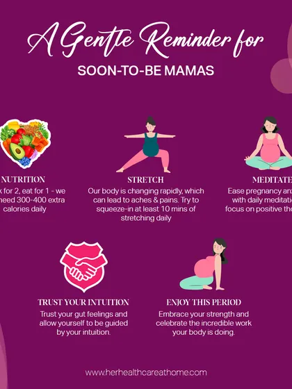 Here is a gentle reminder of the small, daily practices that can support you on your path to becoming a mama. From simple nutrition tips to the importance of daily stretching and meditation, these are the foundational pillars for nurturing your body and mind.