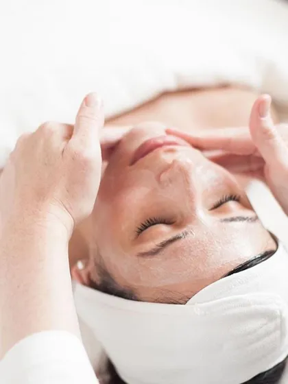 A relaxing image representing the experience of a medical-grade facial at my clinic. I customize each treatment to address your specific concerns, whether it's acne, dullness, or signs of aging.