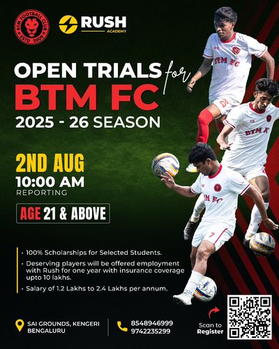 Senior Team Football Trials