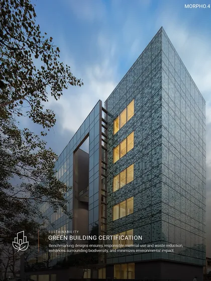 Our Morpho 41 project showcases our commitment to green building certification. The design ensures responsible material use, waste reduction, and minimal environmental impact, contributing positively to the surrounding biodiversity.