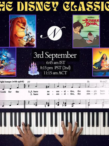 Our Disney Classics workshop is always a favorite. We explore the magical compositions from films like "The Lion King" and "The Jungle Book," breaking down the sheet music and piano arrangements so you can play these timeless melodies yourself.