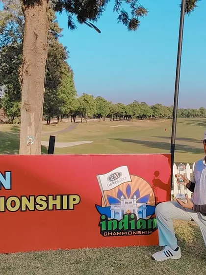 Siddhant Sharma, the US Kids Golf Indian Champion. He posted solid scores under tough weather conditions, proving his mental toughness and the strength of his game.