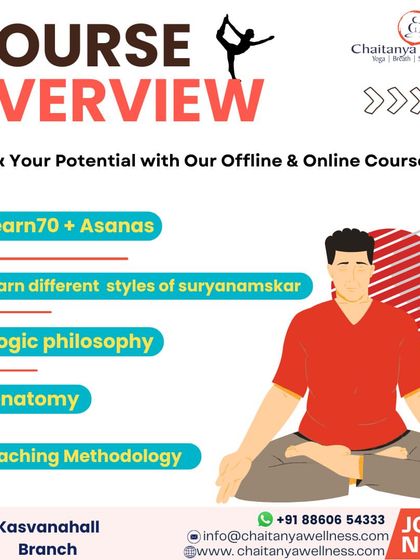 Chaitanya Wellness - Yoga Teacher Training (YTT) Join Us: Studio & Course Information photo 9