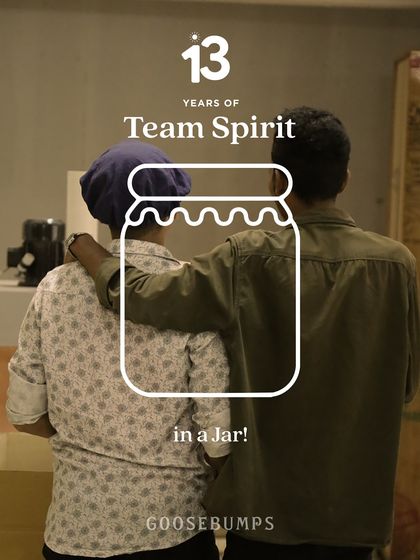 A quiet moment showing the team spirit that defines us. It's not just about ingredients; it's about the people, the hustle, and the high fives that make the magic happen behind every jar.