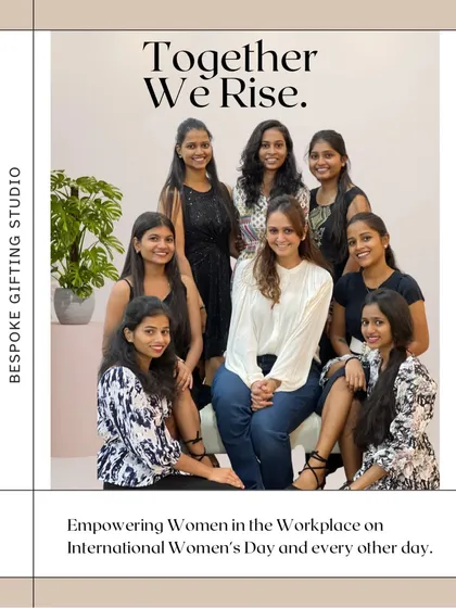 On International Women's Day and every day, we celebrate the incredible women who are the heart of Bespoke Gifting Studio. This is our amazing, empowered team that makes everything possible.