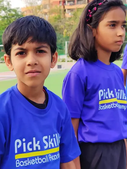 A focused young player in his Pick Skills jersey. We encourage our kids to never stop dreaming, and we provide the tools to help them chase those dreams.