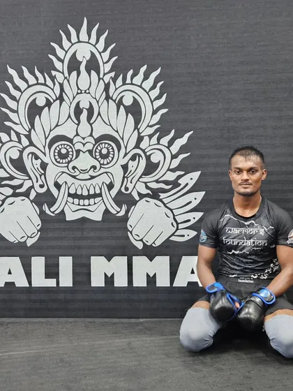 Another portrait of our fighter at Bali MMA.