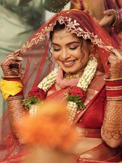 Sneha Kiran - Bridal & Event Makeup Artistry Traditional South Indian Muhurtham Brides photo 18